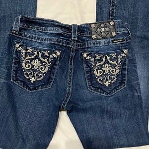Perfect condition Miss Me boot cut jeans